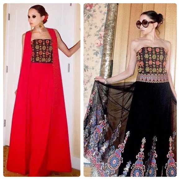 ALICE + OLIVIA Saraphina Beaded Cropped Top - Picture 8 of 15